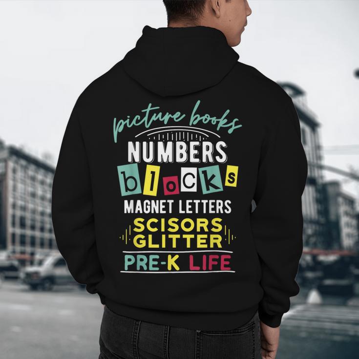 Pre-K Life Preschool Teacher Tees Men Women T-Shirt Men's Hoodie Back Print, novelty gifts, funny gifts Pre-K Life Preschool Teacher Tees Men Women T-Shirt Men's Hoodie Back Print, novelty gifts, funny gifts