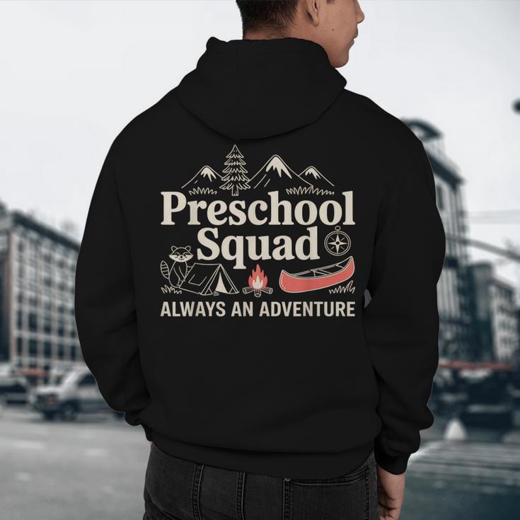 Pre-K Squad Adventure Camping Preschool Teacher Boy Girl Kid Men's Hoodie Back Print, novelty gifts, funny gifts Pre-K Squad Adventure Camping Preschool Teacher Boy Girl Kid Men's Hoodie Back Print, novelty gifts, funny gifts