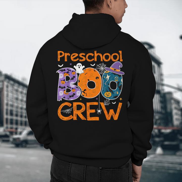 Preschool Boo Crew Preschool Halloween Teacher Kids Men's Hoodie Back Print, novelty gifts, funny gifts Preschool Boo Crew Preschool Halloween Teacher Kids Men's Hoodie Back Print, novelty gifts, funny gifts