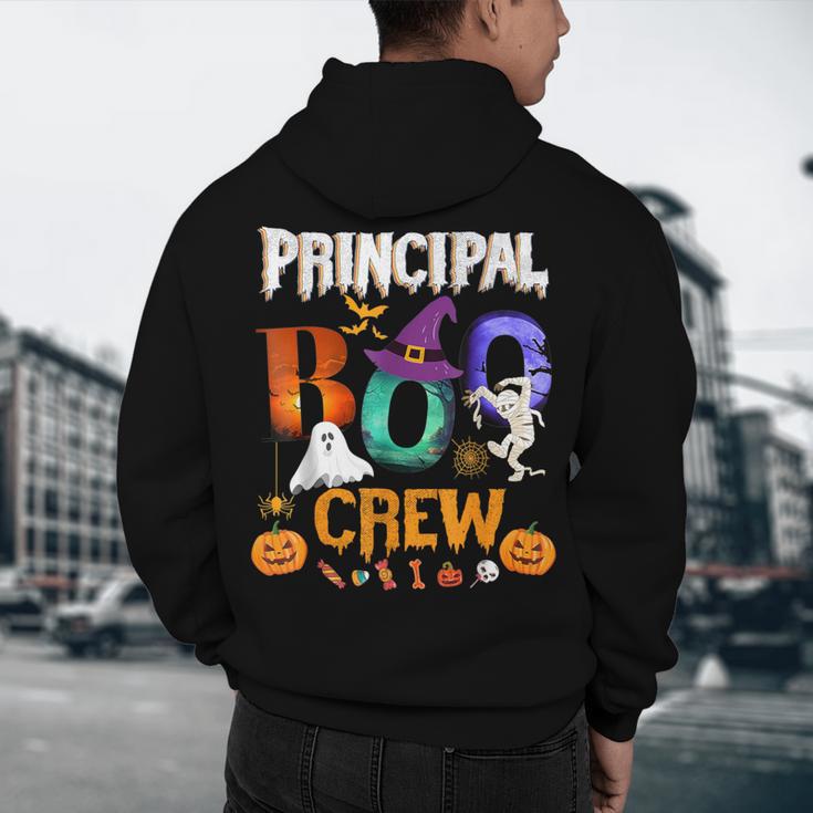 Principal Boo Crew Teacher Student Halloween Costume For Men Women Kids Men's Hoodie Back Print, novelty gifts, funny gifts Principal Boo Crew Teacher Student Halloween Costume For Men Women Kids Men's Hoodie Back Print, novelty gifts, funny gifts