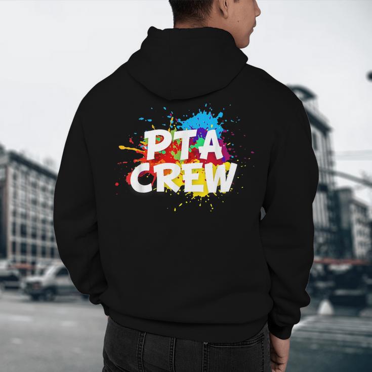 PTA Crew Back To School Volunteer Board Mom Parent Teacher Men's Hoodie Back Print, novelty gifts, funny gifts PTA Crew Back To School Volunteer Board Mom Parent Teacher Men's Hoodie Back Print, novelty gifts, funny gifts