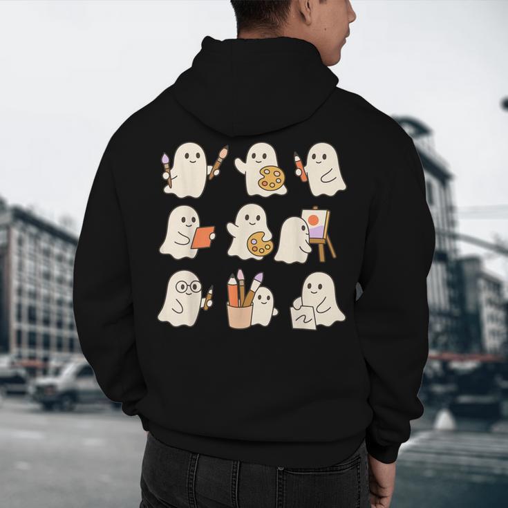 Pumpkin Pi Math Teacher Geek Men's Hoodie Back Print, novelty gifts, funny gifts