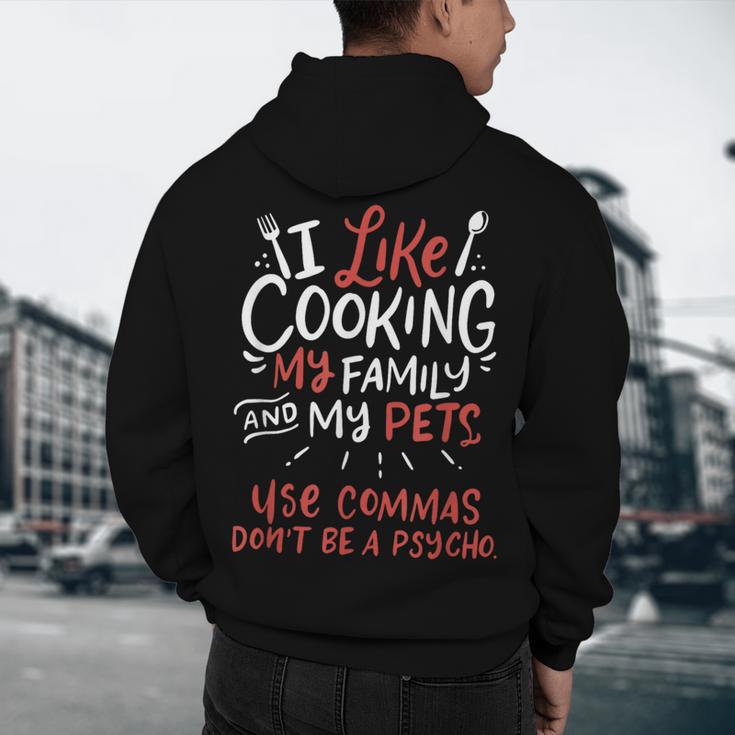 Punctuation Saves Lives I English Grammar Teacher Men's Hoodie Back Print, novelty gifts, funny gifts Punctuation Saves Lives I English Grammar Teacher Men's Hoodie Back Print, novelty gifts, funny gifts