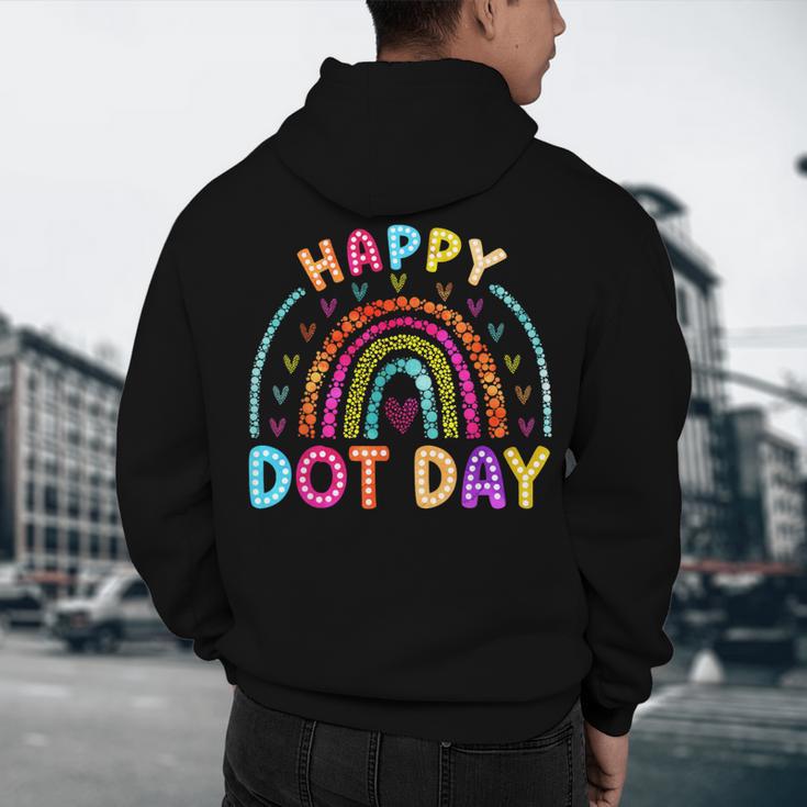 Rainbow Happy Dot Day Shirts Teacher Kids September 15th Men's Hoodie Back Print, novelty gifts, funny gifts Rainbow Happy Dot Day Shirts Teacher Kids September 15th Men's Hoodie Back Print, novelty gifts, funny gifts