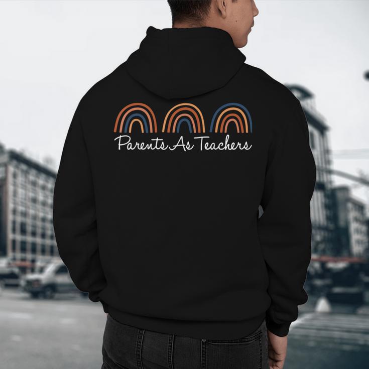 Rainbow Parents As Teachers Early Childhood Educator PAT Men's Hoodie Back Print, novelty gifts, funny gifts Rainbow Parents As Teachers Early Childhood Educator PAT Men's Hoodie Back Print, novelty gifts, funny gifts