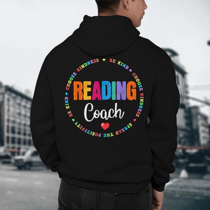 Reading Coach Teacher Interventionist Specialist Literacy Men's Hoodie Back Print, novelty gifts, funny gifts Reading Coach Teacher Interventionist Specialist Literacy Men's Hoodie Back Print, novelty gifts, funny gifts