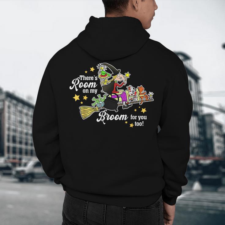 There's Room On My Broom For You Too Teacher Halloween Men's Hoodie Back Print, novelty gifts, funny gifts