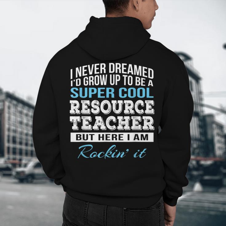 Resource Teacher Tshirt Men Women Men's Hoodie Back Print, novelty gifts, funny gifts Resource Teacher Tshirt Men Women Men's Hoodie Back Print, novelty gifts, funny gifts