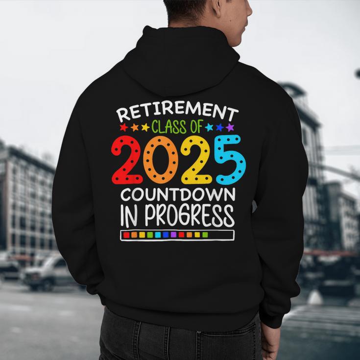 Retirement Class Of 2025 Teacher Countdown Loading Teacher Men's Hoodie Back Print, novelty gifts, funny gifts Retirement Class Of 2025 Teacher Countdown Loading Teacher Men's Hoodie Back Print, novelty gifts, funny gifts