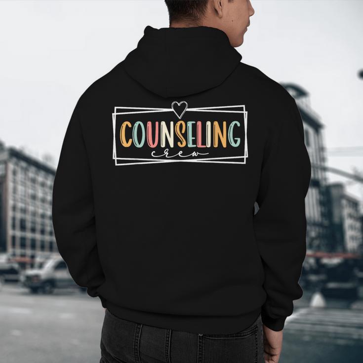 Retro Counseling Crew Counselor Teacher Appreciation Men's Hoodie Back Print, novelty gifts, funny gifts Retro Counseling Crew Counselor Teacher Appreciation Men's Hoodie Back Print, novelty gifts, funny gifts