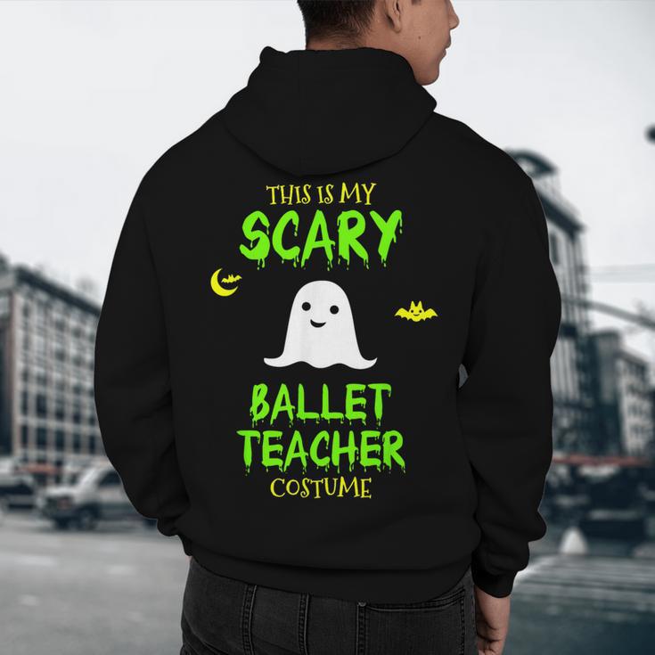 Scary Ballet Teacher Costume Halloween Lazy Easy Men's Hoodie Back Print, novelty gifts, funny gifts Scary Ballet Teacher Costume Halloween Lazy Easy Men's Hoodie Back Print, novelty gifts, funny gifts