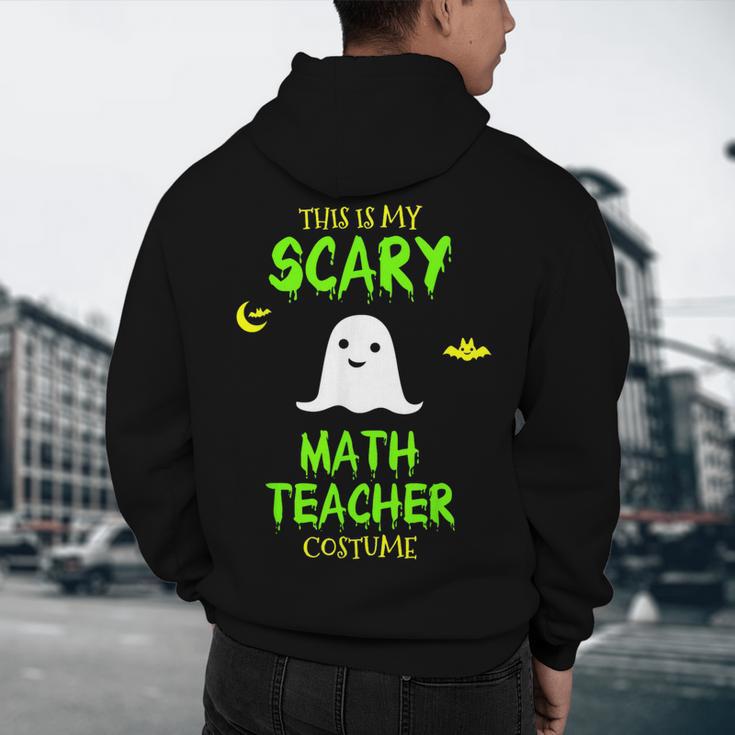 Scary Math Teacher Costume Halloween Lazy Easy Christmas Men's Hoodie Back Print, novelty gifts, funny gifts Scary Math Teacher Costume Halloween Lazy Easy Christmas Men's Hoodie Back Print, novelty gifts, funny gifts