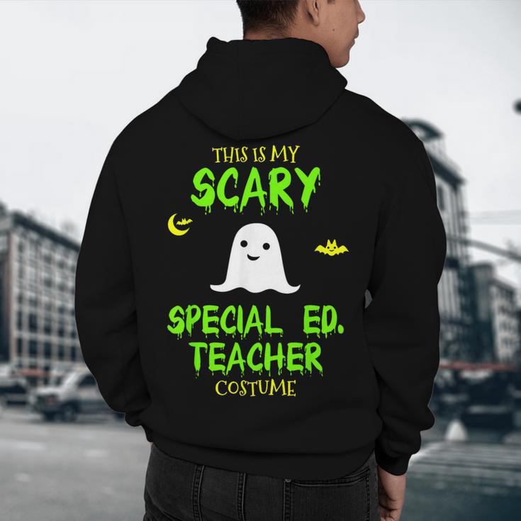 Scary Special Education Ed Teacher Costume Halloween Easy Men's Hoodie Back Print, novelty gifts, funny gifts Scary Special Education Ed Teacher Costume Halloween Easy Men's Hoodie Back Print, novelty gifts, funny gifts