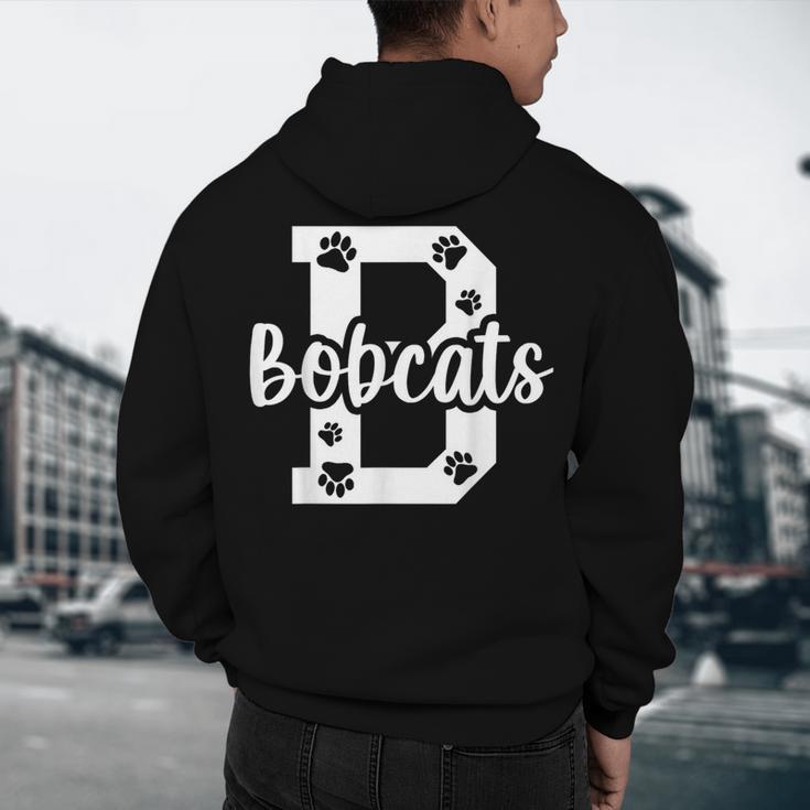 School Spirit Mascot Bobcats Back To School Teacher Student Men's Hoodie Back Print, novelty gifts, funny gifts School Spirit Mascot Bobcats Back To School Teacher Student Men's Hoodie Back Print, novelty gifts, funny gifts