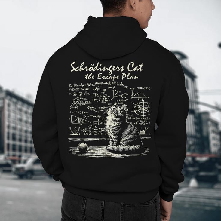 SchröDinger's Cat Escape Plan Science Teacher For Men Women Kids Men's Hoodie Back Print, novelty gifts, funny gifts SchröDinger's Cat Escape Plan Science Teacher For Men Women Kids Men's Hoodie Back Print, novelty gifts, funny gifts