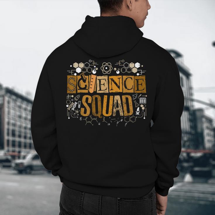 Science Squad Teacher STEM Chemistry Biology Physics Men's Hoodie Back Print, novelty gifts, funny gifts Science Squad Teacher STEM Chemistry Biology Physics Men's Hoodie Back Print, novelty gifts, funny gifts