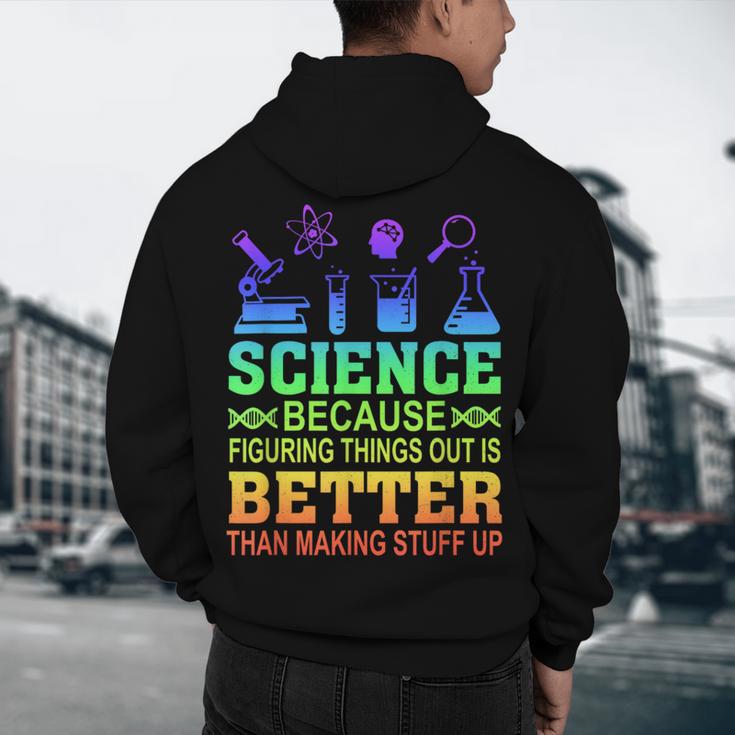 Science Teacher Because Figuring Things Out Is Better Than Men's Hoodie Back Print, novelty gifts, funny gifts Science Teacher Because Figuring Things Out Is Better Than Men's Hoodie Back Print, novelty gifts, funny gifts