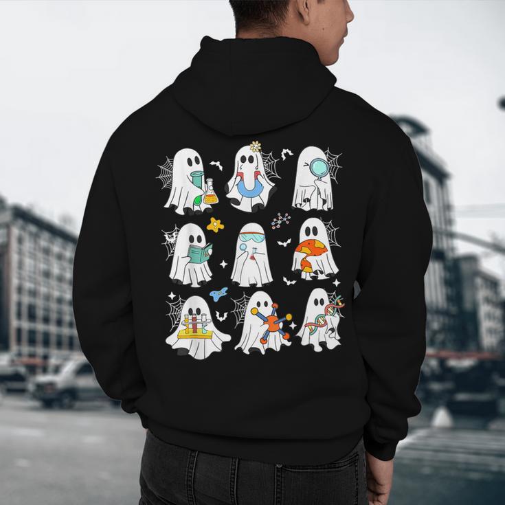 Science Teacher Ghost Laboratory Halloween Teacher Men's Hoodie Back Print, novelty gifts, funny gifts Science Teacher Ghost Laboratory Halloween Teacher Men's Hoodie Back Print, novelty gifts, funny gifts