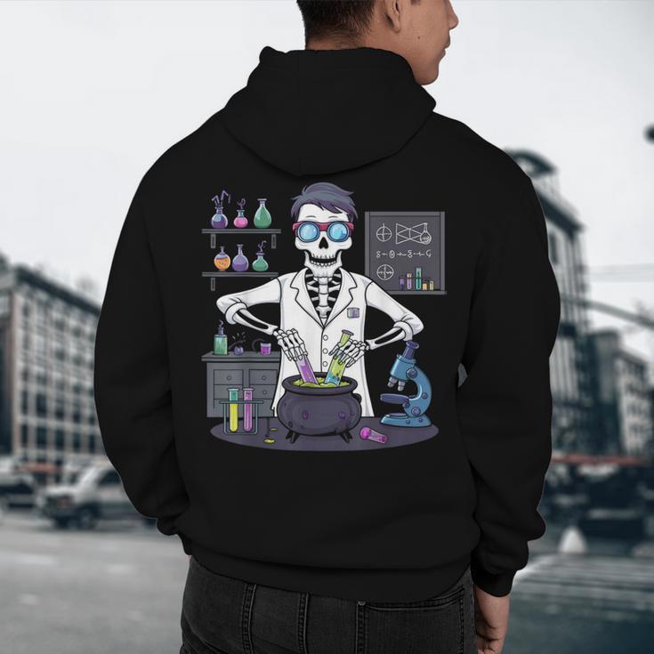 Science Teacher Halloween Skeleton Scientist Chemistry Men's Hoodie Back Print, novelty gifts, funny gifts Science Teacher Halloween Skeleton Scientist Chemistry Men's Hoodie Back Print, novelty gifts, funny gifts