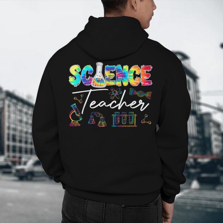 Science Teacher Tie Dye First Day Of School Back To School Men Women Girls Kids Men's Hoodie Back Print, novelty gifts, funny gifts Science Teacher Tie Dye First Day Of School Back To School Men Women Girls Kids Men's Hoodie Back Print, novelty gifts, funny gifts