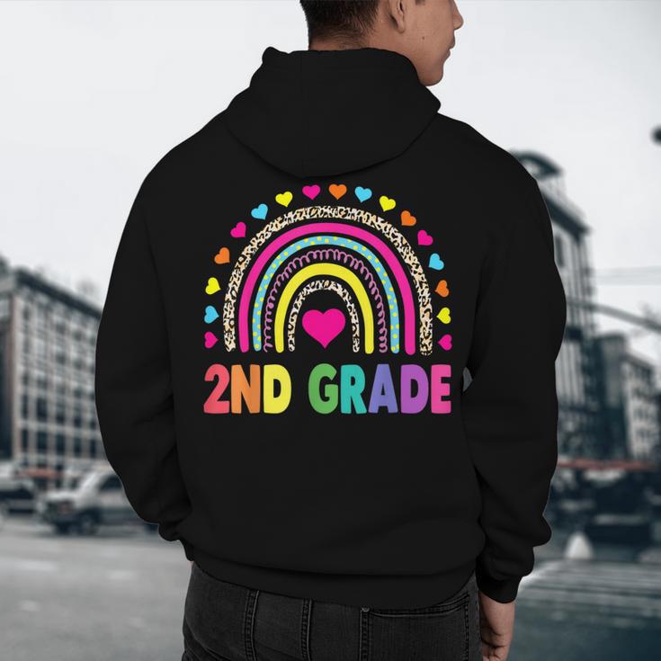 Second Grade Rainbow Girls Boys Teacher Team 2nd Grade Squad Men's Hoodie Back Print, novelty gifts, funny gifts Second Grade Rainbow Girls Boys Teacher Team 2nd Grade Squad Men's Hoodie Back Print, novelty gifts, funny gifts