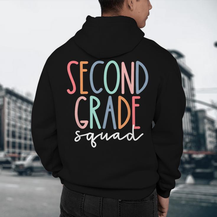 Second Grade Squad 2nd Grade Teacher Women Back To School Men's Hoodie Back Print, novelty gifts, funny gifts Second Grade Squad 2nd Grade Teacher Women Back To School Men's Hoodie Back Print, novelty gifts, funny gifts
