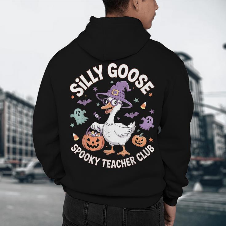 Silly Goose Spooky Teacher Club Halloween Witch Ghost Men's Hoodie Back Print, novelty gifts, funny gifts Silly Goose Spooky Teacher Club Halloween Witch Ghost Men's Hoodie Back Print, novelty gifts, funny gifts