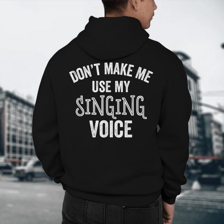 Singing Voice Singer Choir Chorus Music Teacher For Men Women Girls Kids Men's Hoodie Back Print, novelty gifts, funny gifts