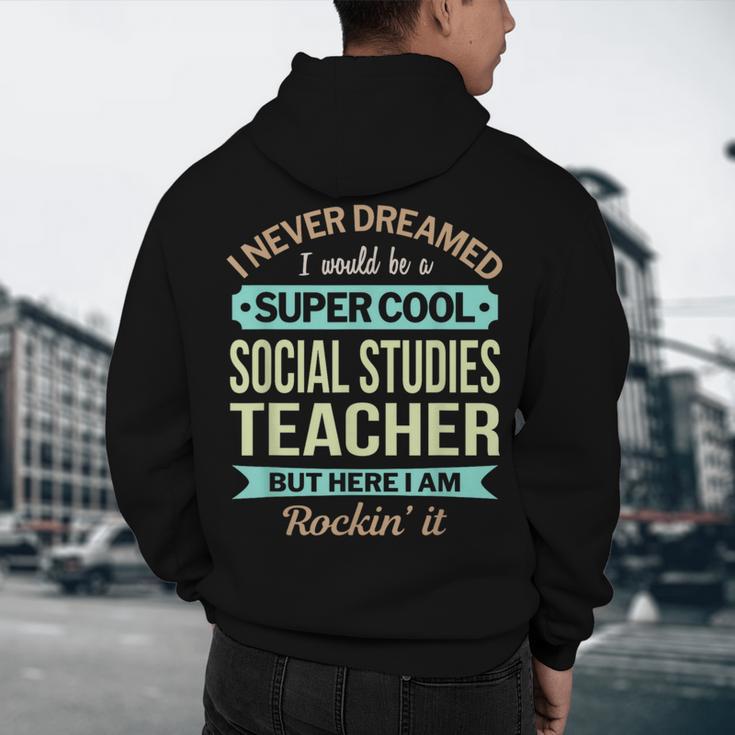 Social Studies Teacher Appreciation Men Women Men's Hoodie Back Print, novelty gifts, funny gifts Social Studies Teacher Appreciation Men Women Men's Hoodie Back Print, novelty gifts, funny gifts