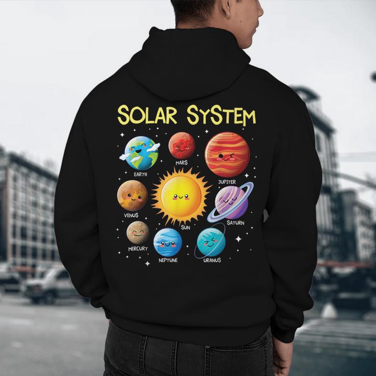 Solar System Cute Face Planets Space Science Teacher School Men's Hoodie Back Print, novelty gifts, funny gifts Solar System Cute Face Planets Space Science Teacher School Men's Hoodie Back Print, novelty gifts, funny gifts