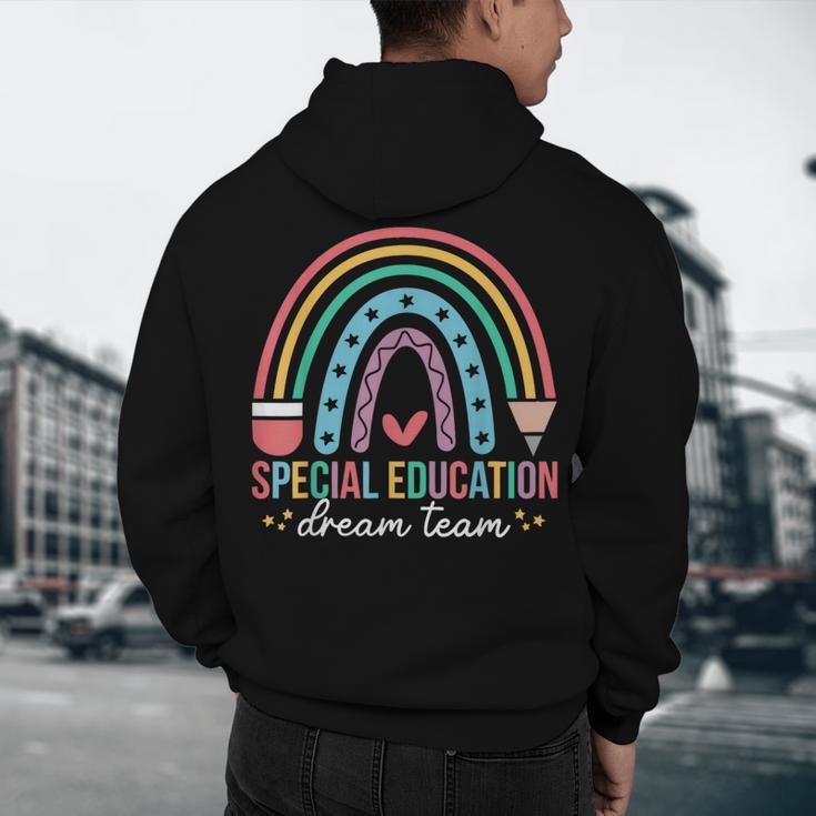 Special Education Dream Team Rainbow SPED Teacher Autism Men's Hoodie Back Print, novelty gifts, funny gifts Special Education Dream Team Rainbow SPED Teacher Autism Men's Hoodie Back Print, novelty gifts, funny gifts