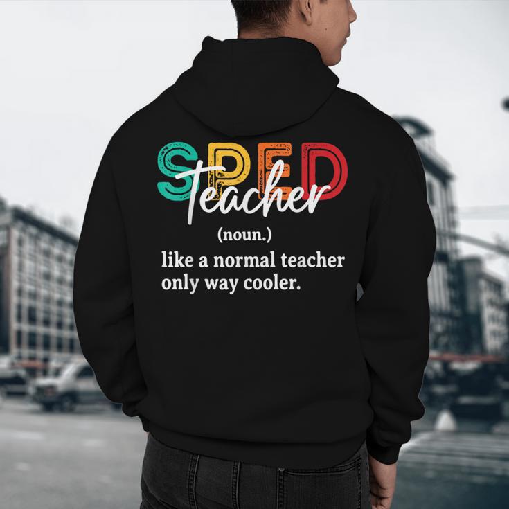 Special Education For Men Women SPED Teacher Men's Hoodie Back Print, novelty gifts, funny gifts Special Education For Men Women SPED Teacher Men's Hoodie Back Print, novelty gifts, funny gifts