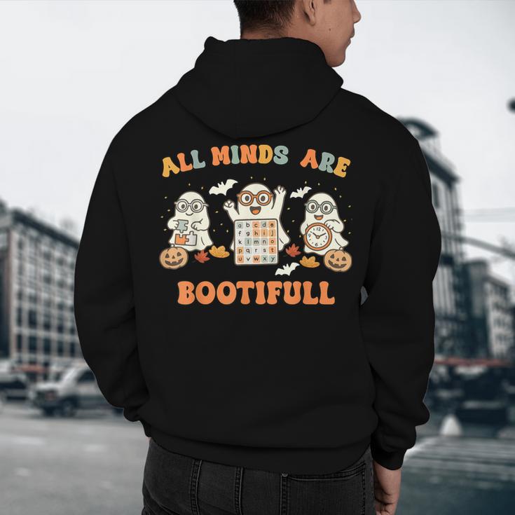 Special Education All Minds SPED Teacher Ghost Halloween Men's Hoodie Back Print, novelty gifts, funny gifts Special Education All Minds SPED Teacher Ghost Halloween Men's Hoodie Back Print, novelty gifts, funny gifts