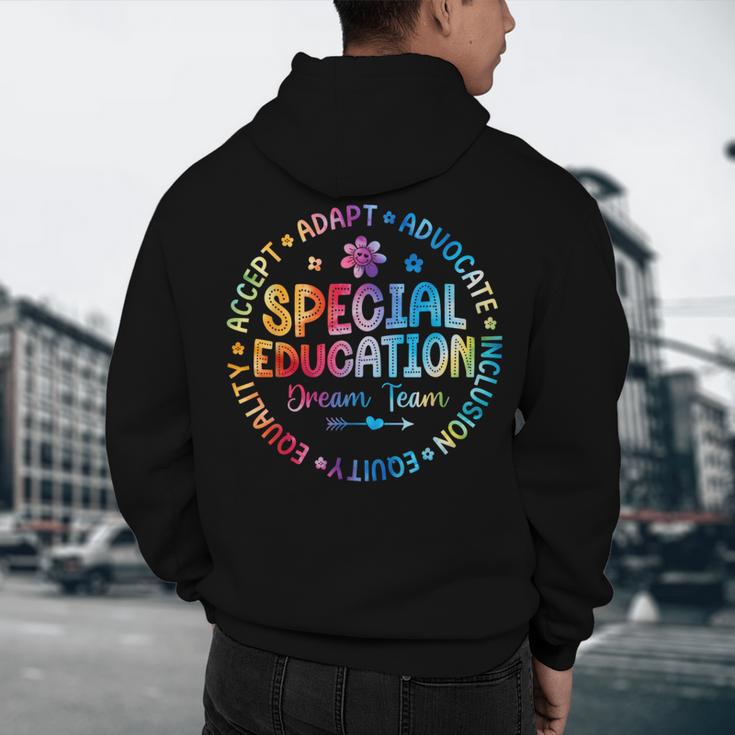 Special Education Squad Dream Team SPED Teacher Back School Men's Hoodie Back Print, novelty gifts, funny gifts Special Education Squad Dream Team SPED Teacher Back School Men's Hoodie Back Print, novelty gifts, funny gifts