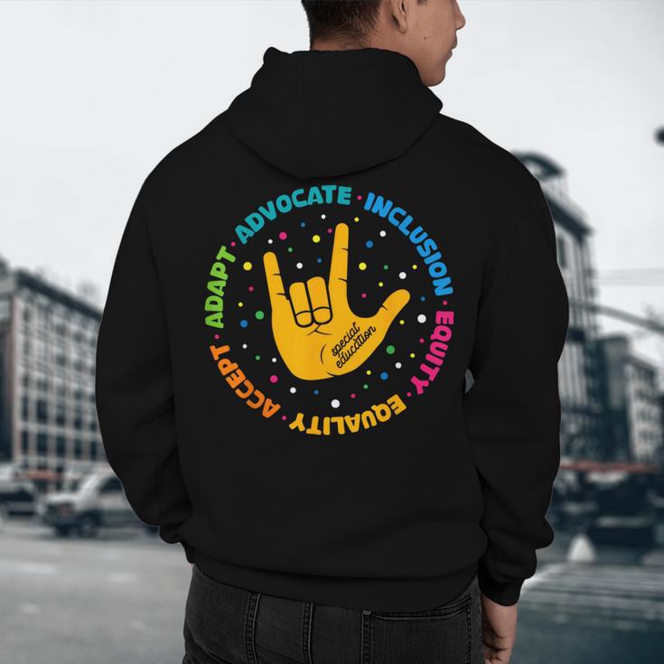 Special Education Teacher Inspirational SPED Teachers Autism Men's Hoodie Back Print, novelty gifts, funny gifts Special Education Teacher Inspirational SPED Teachers Autism Men's Hoodie Back Print, novelty gifts, funny gifts
