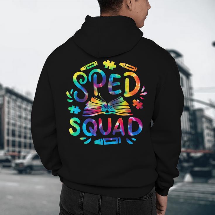 Special Education Teacher Sped Squad SPED Teacher Tie Dye Men's Hoodie Back Print, novelty gifts, funny gifts Special Education Teacher Sped Squad SPED Teacher Tie Dye Men's Hoodie Back Print, novelty gifts, funny gifts