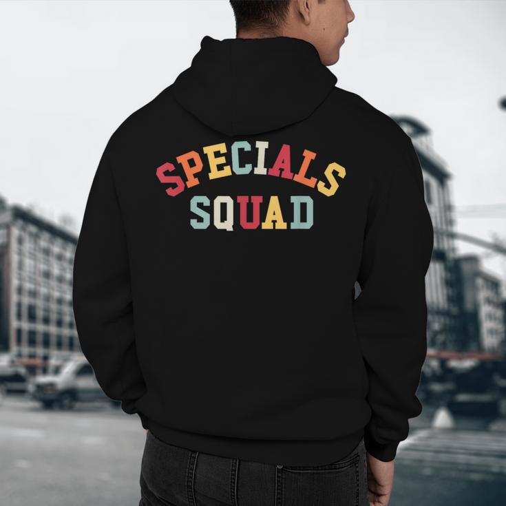 Specials Squad Co-Curricular Teachers Team For Men Women Men's Hoodie Back Print, novelty gifts, funny gifts