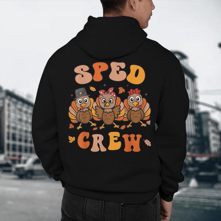 Sped Teacher Crew Thanksgiving Special Education Teacher Men's Hoodie Back Print, novelty gifts, funny gifts Sped Teacher Crew Thanksgiving Special Education Teacher Men's Hoodie Back Print, novelty gifts, funny gifts
