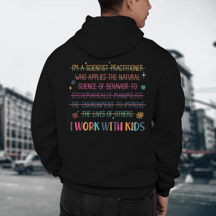 Sped Teacher I Work With Kids Behavior Specialist ABA Men's Hoodie Back Print, novelty gifts, funny gifts Sped Teacher I Work With Kids Behavior Specialist ABA Men's Hoodie Back Print, novelty gifts, funny gifts