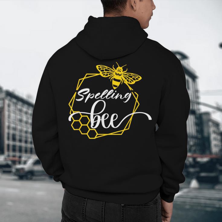 Spelling Bee Halloween Costume For Teachers Men's Hoodie Back Print, novelty gifts, funny gifts Spelling Bee Halloween Costume For Teachers Men's Hoodie Back Print, novelty gifts, funny gifts