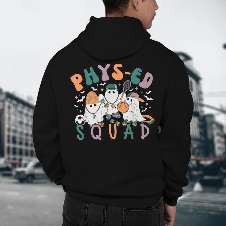 Spooky Ghost PE Teacher Squad Physical Education Halloween Men's Hoodie Back Print, novelty gifts, funny gifts Spooky Ghost PE Teacher Squad Physical Education Halloween Men's Hoodie Back Print, novelty gifts, funny gifts