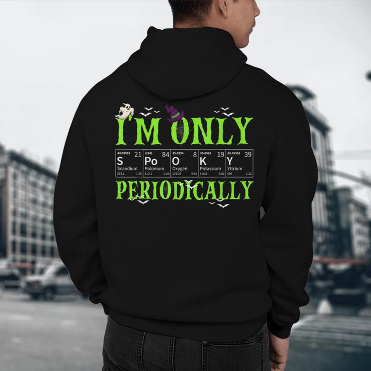 Only Spooky Periodically Halloween Chemistry Teacher Men Women Men's Hoodie Back Print, novelty gifts, funny gifts