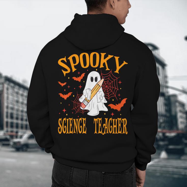 Spooky Science Teacher Ghost Halloween School Women Men's Hoodie Back Print, novelty gifts, funny gifts Spooky Science Teacher Ghost Halloween School Women Men's Hoodie Back Print, novelty gifts, funny gifts