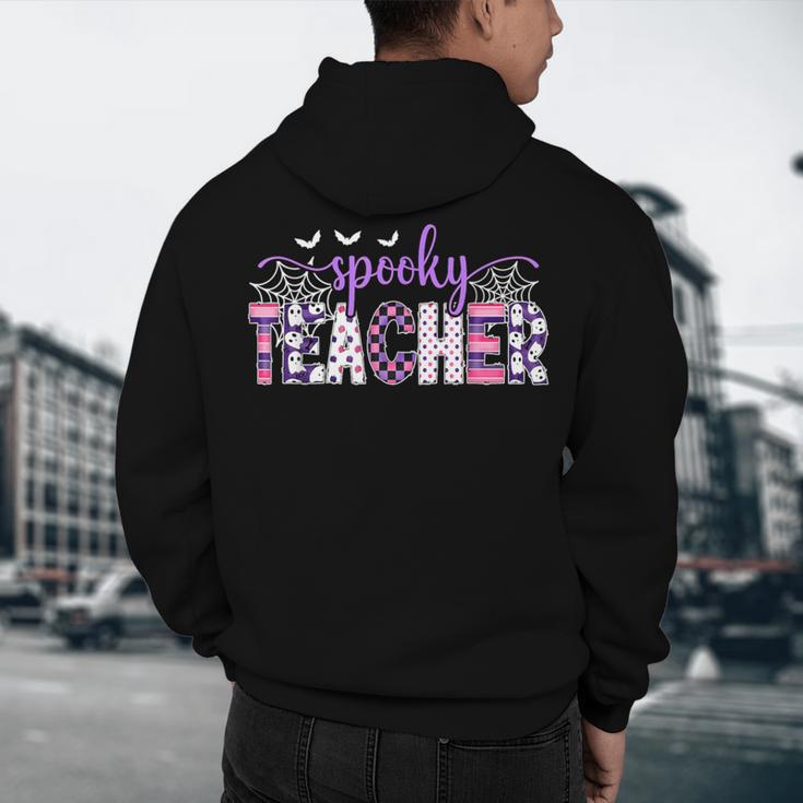 Spooky Teacher Halloween Costume Women Spooky Teacher Men's Hoodie Back Print, novelty gifts, funny gifts Spooky Teacher Halloween Costume Women Spooky Teacher Men's Hoodie Back Print, novelty gifts, funny gifts