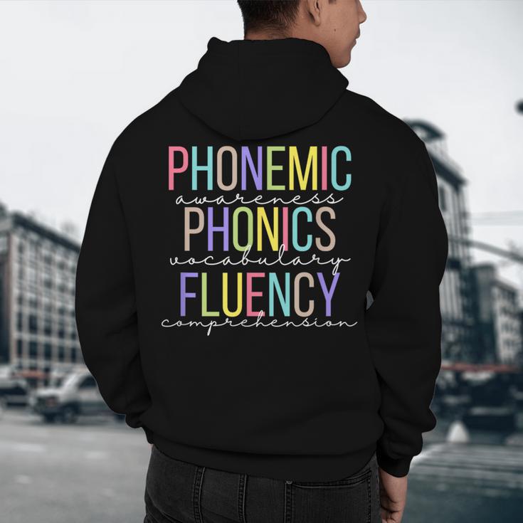 Spring Easter Reading Teacher Science Of Reading Men's Hoodie Back Print, novelty gifts, funny gifts Spring Easter Reading Teacher Science Of Reading Men's Hoodie Back Print, novelty gifts, funny gifts