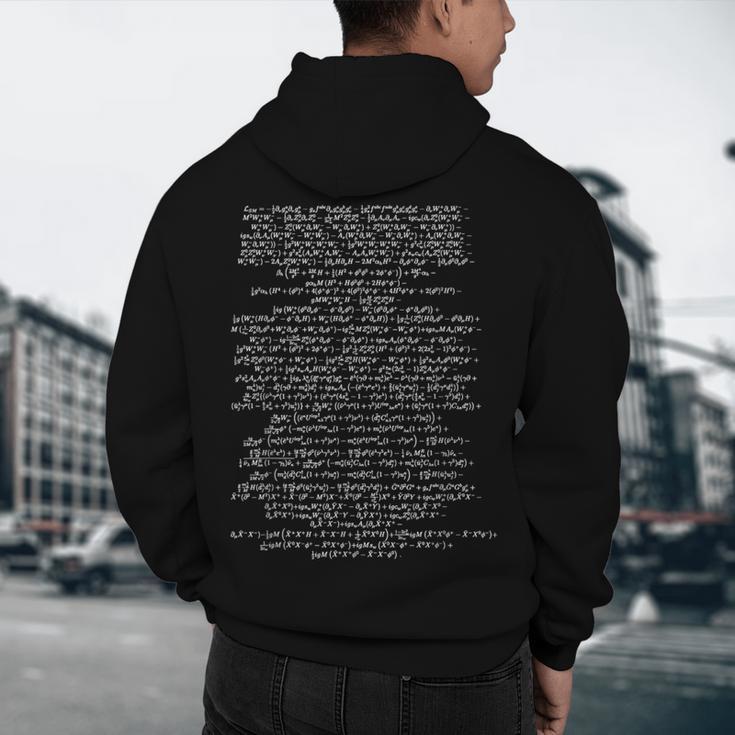 Standard Model Lagrangian Higgs Boson Physics Teacher Men's Hoodie Back Print, novelty gifts, funny gifts