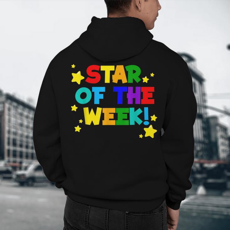 Star Of The Week Cheerful Recognition Student Teachers Class Men Women Kids Men's Hoodie Back Print, novelty gifts, funny gifts Star Of The Week Cheerful Recognition Student Teachers Class Men Women Kids Men's Hoodie Back Print, novelty gifts, funny gifts