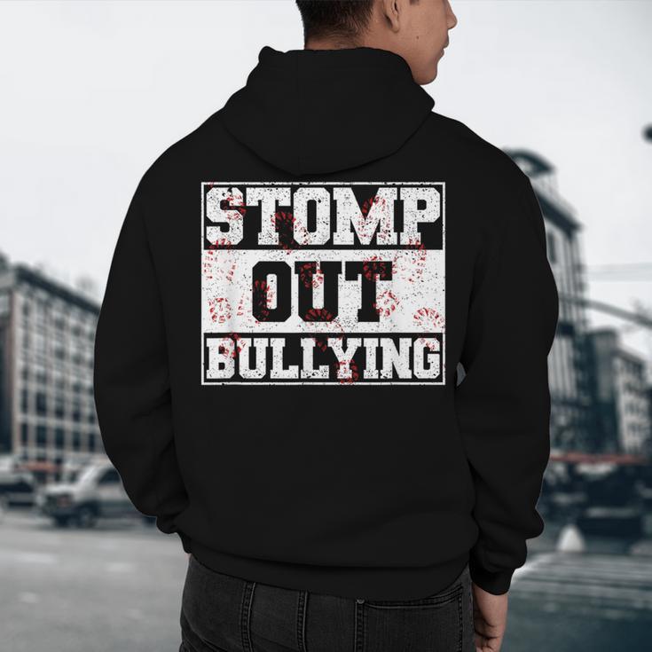 Stomp Out Bullying Back To School Education Teacher Men's Hoodie Back Print, novelty gifts, funny gifts