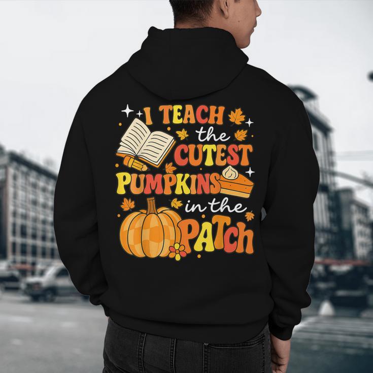 I Teach The Coolest Pumpkins In The Patch Teacher Halloween Men's Hoodie Back Print, novelty gifts, funny gifts I Teach The Coolest Pumpkins In The Patch Teacher Halloween Men's Hoodie Back Print, novelty gifts, funny gifts