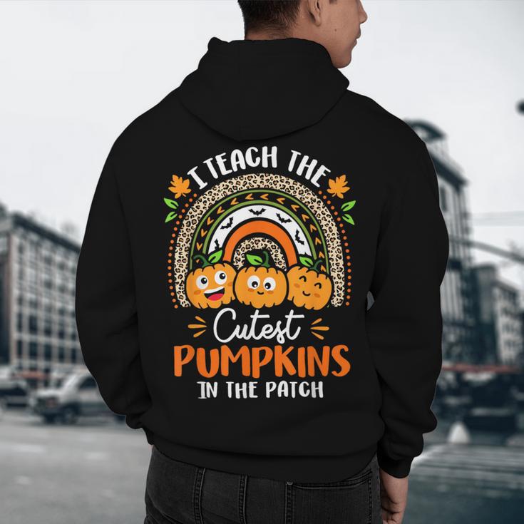 I Teach The Cutest Pumpkins In The Patch Teacher Halloween Men's Hoodie Back Print, novelty gifts, funny gifts I Teach The Cutest Pumpkins In The Patch Teacher Halloween Men's Hoodie Back Print, novelty gifts, funny gifts